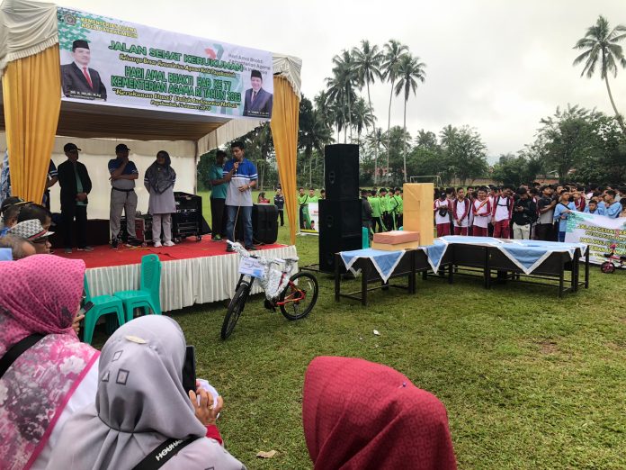 Gerak Jalan Kerukunan HAB Ke-77, Pj. Walikota Payakumbuh Ajak Untuk Tingkatkan Rasa Toleransi Umat