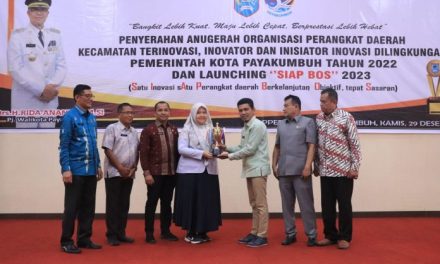 Dinas Dan ASN Inovator Dari Kota Randang Tahun 2022 Diberi Penghargaan