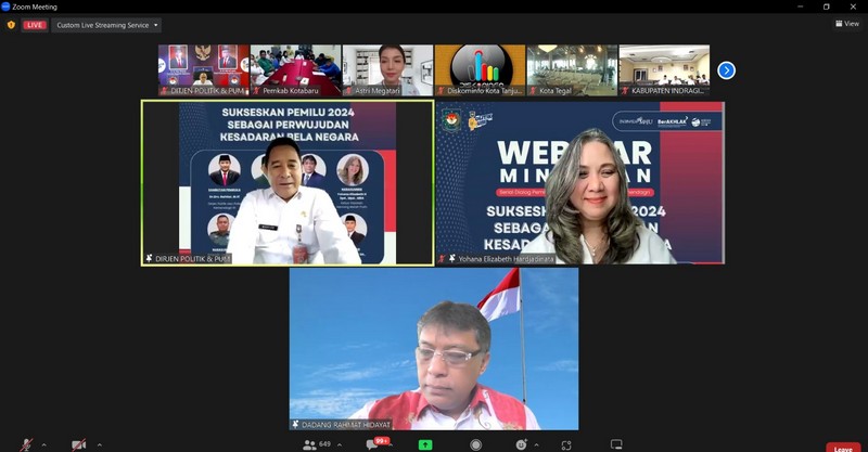 Kemendagri Komitmen Sukseskan Pemilu 2024 sebagai Perwujudan Kesadaran Bela Negara