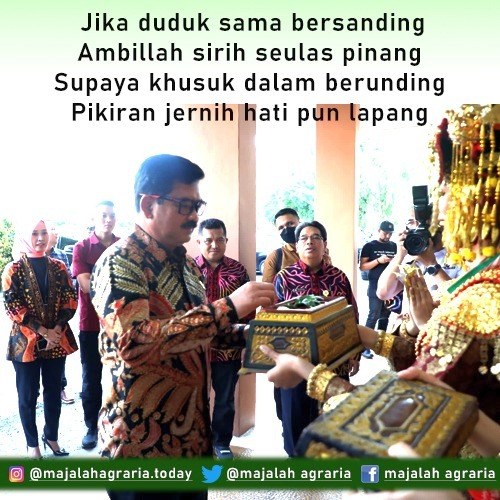 Menteri ATR/Kepala BPN Dorong Penyelesaian Sengketa di Sumatra Selatan dengan Berkolaborasi Bersama Aparat Penegak Hukum