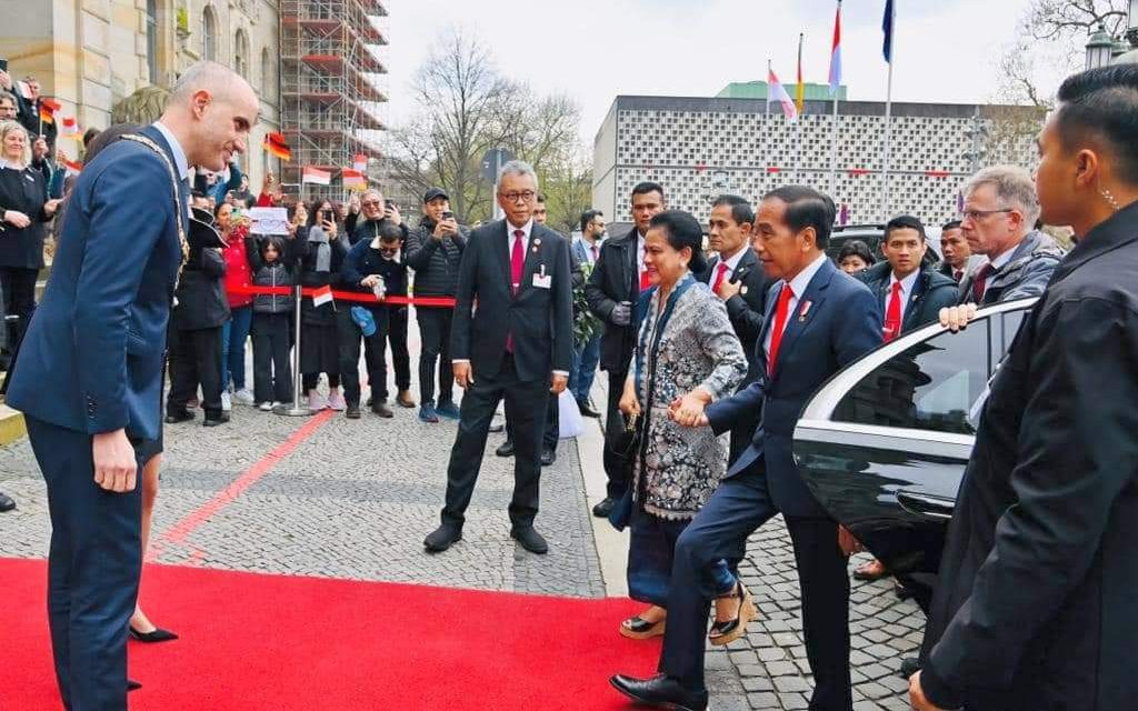 Presiden Joko Widodo Kunjungi Town Hall Hannover