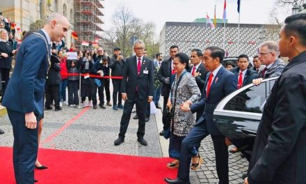 Presiden Joko Widodo Kunjungi Town Hall Hannover