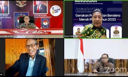 Kemendagri Sosialisasikan SE Gerakan Pembagian Bendera Merah Putih Tahun 2023