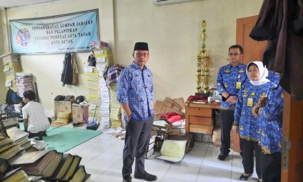 Sidak, Kepala BPN Depok Indra Gunawan Kembali Ingatkan Jajarannya atas Komitmen Tertib Arsip