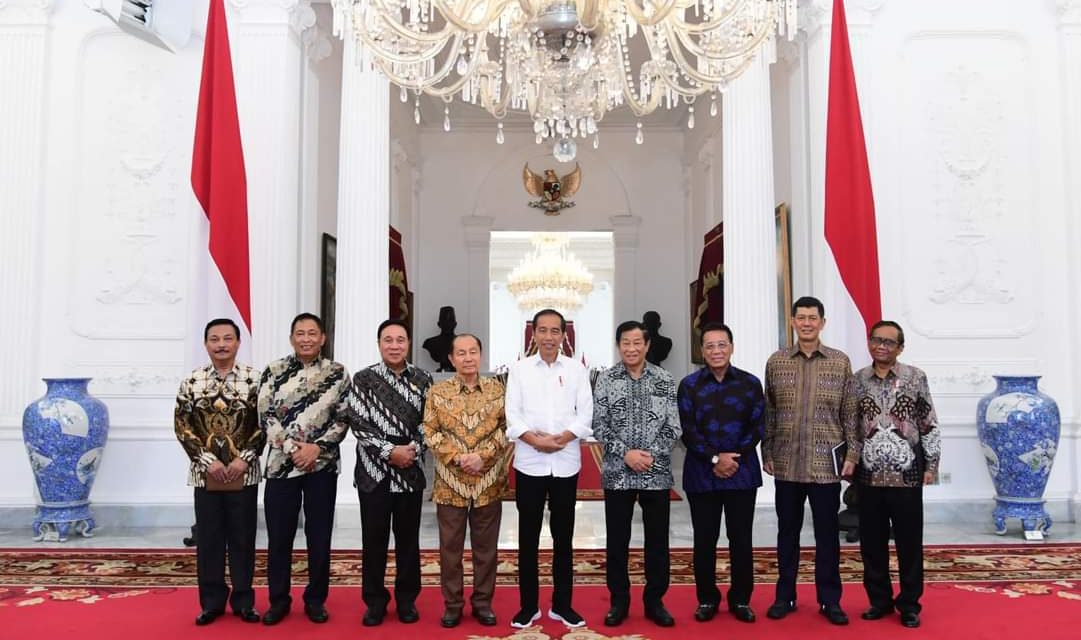 Presiden Jokowi Menerima Para Pimpinan Purnawirawan TNI-Polri