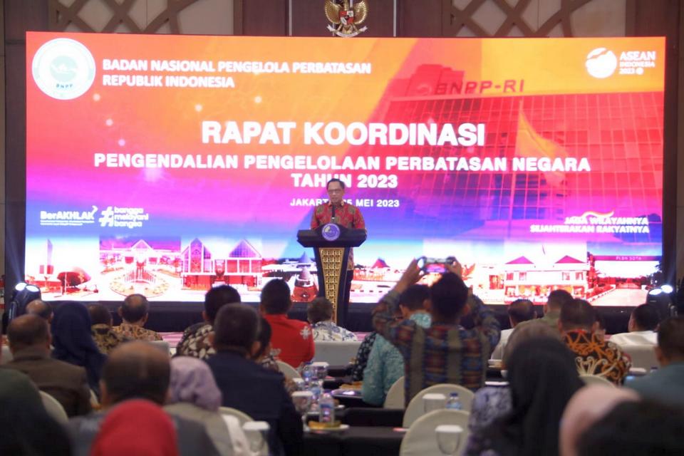 Percepat Pembangunan Indonesia dari Pinggiran, BNPP Gelar Rakor Pengendalian Pengelolaan Perbatasan Negara