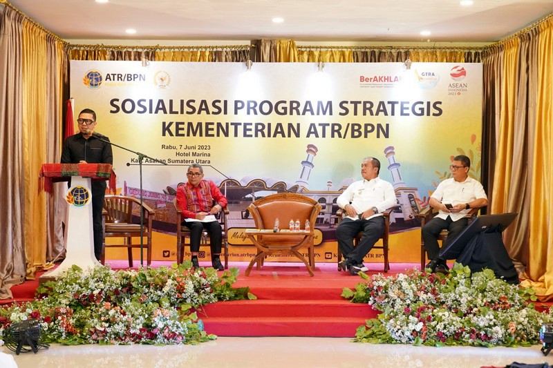Tingkatkan Pemahaman PTSL, Kementerian ATR/BPN Adakan Sosialisasi ke 100 Kepala Desa di Asahan