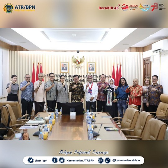 Menteri ATR/BPN menerima audiensi dari Muhibah Kebangsaan