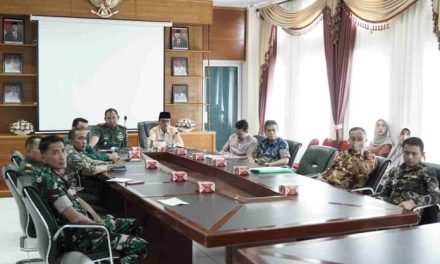 Bupati, Dandim 0306/50 Kota Paparkan Persiapan TMMD/N 116 Ke Pangdam I BB