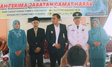 Wabup RKN Hadiri Sertijab Camat Harau