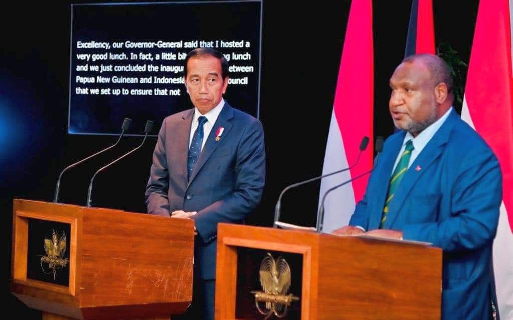 Presiden Jokowi dan PM Marape Bahas Peningkatan Kerja Sama Indonesia-PNG