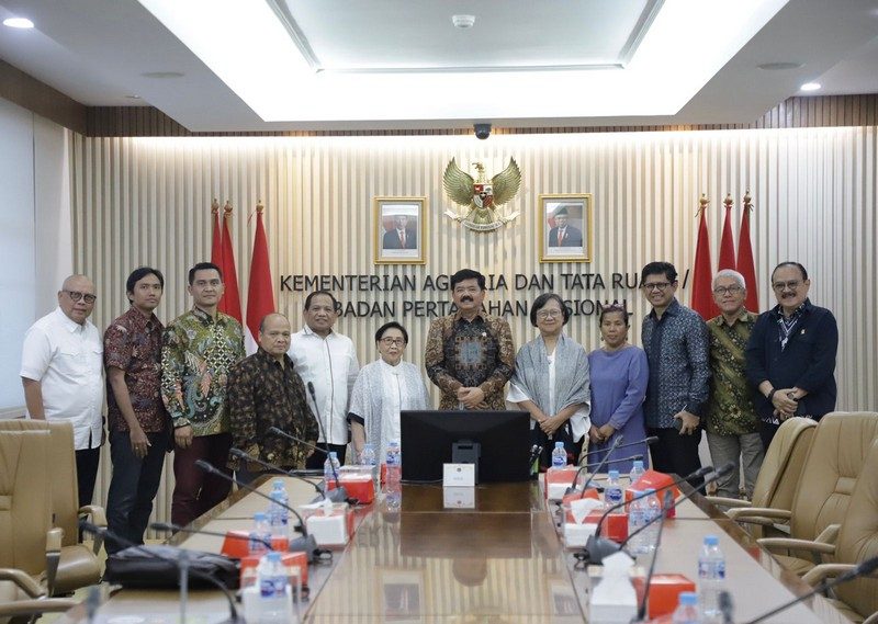 Menteri ATR/BPN menerima audiensi dari Tim Percepatan Reformasi Hukum