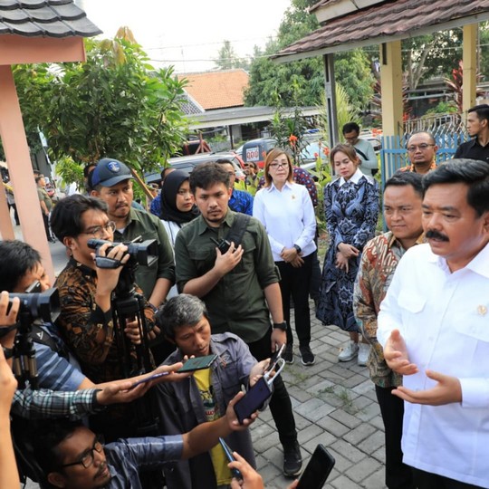 Hak Tanggungan Provinsi Banten Capai Rp85 Triliun, Menteri ATR/Kepala BPN: Masyarakat Sangat Produktif