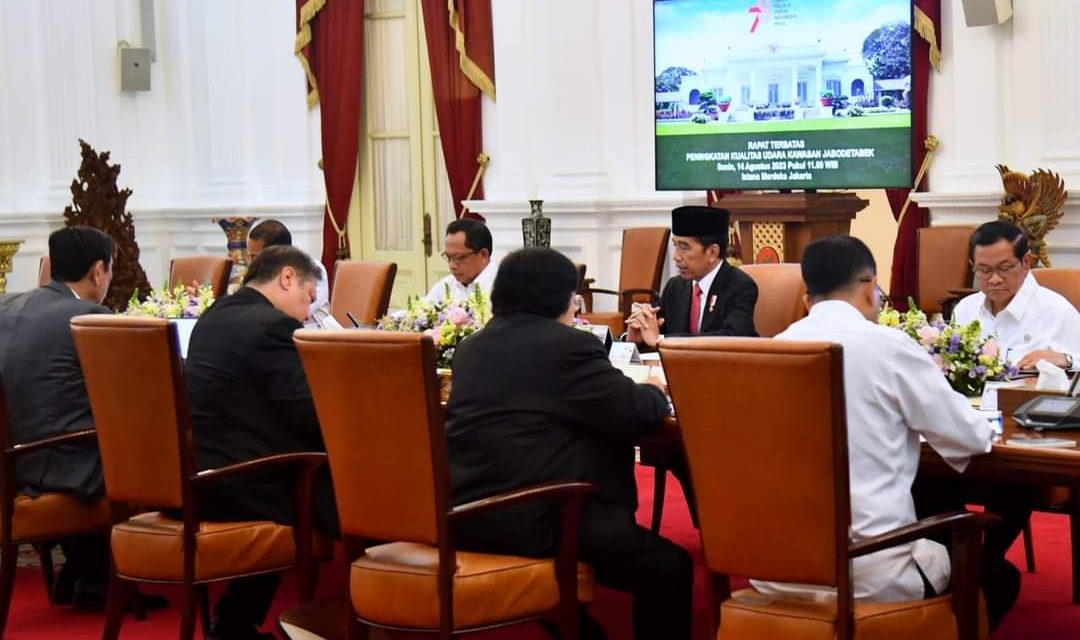 Bahas Kualitas Udara Jabodetabek, Presiden Instruksikan Penanganan Jangka Pendek hingga Panjang