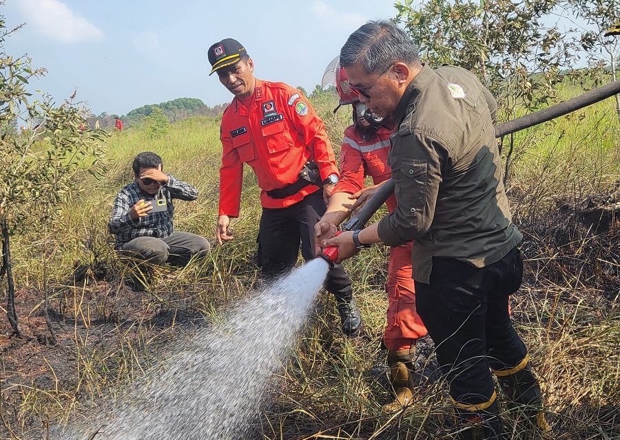 Kunjungan Kerja Ke Sumsel, Wamen LHK Tinjau Pusat Rehabilitasi Satwa Punti Kayu Dan Kesiapsiagaan Pengendalian Karhutla
