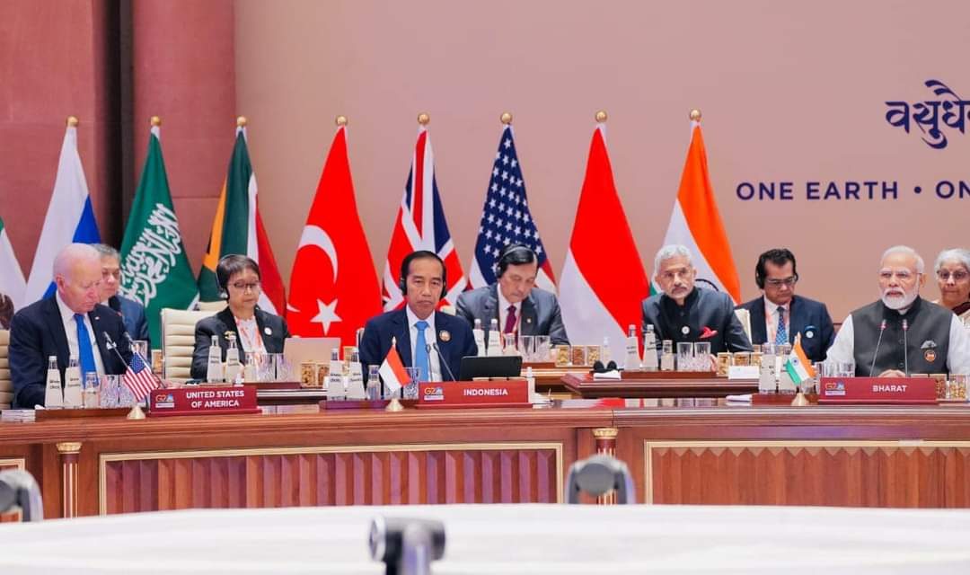 Hadiri Sesi Pertama KTT G20 India, Presiden Ajak Para Pemimpin Lakukan Aksi Nyata Lindungi Bumi
