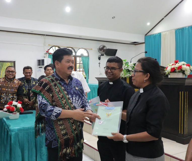 Lebih dari Satu Abad, Gereja di Kupang Kini Punya Sertipikat
