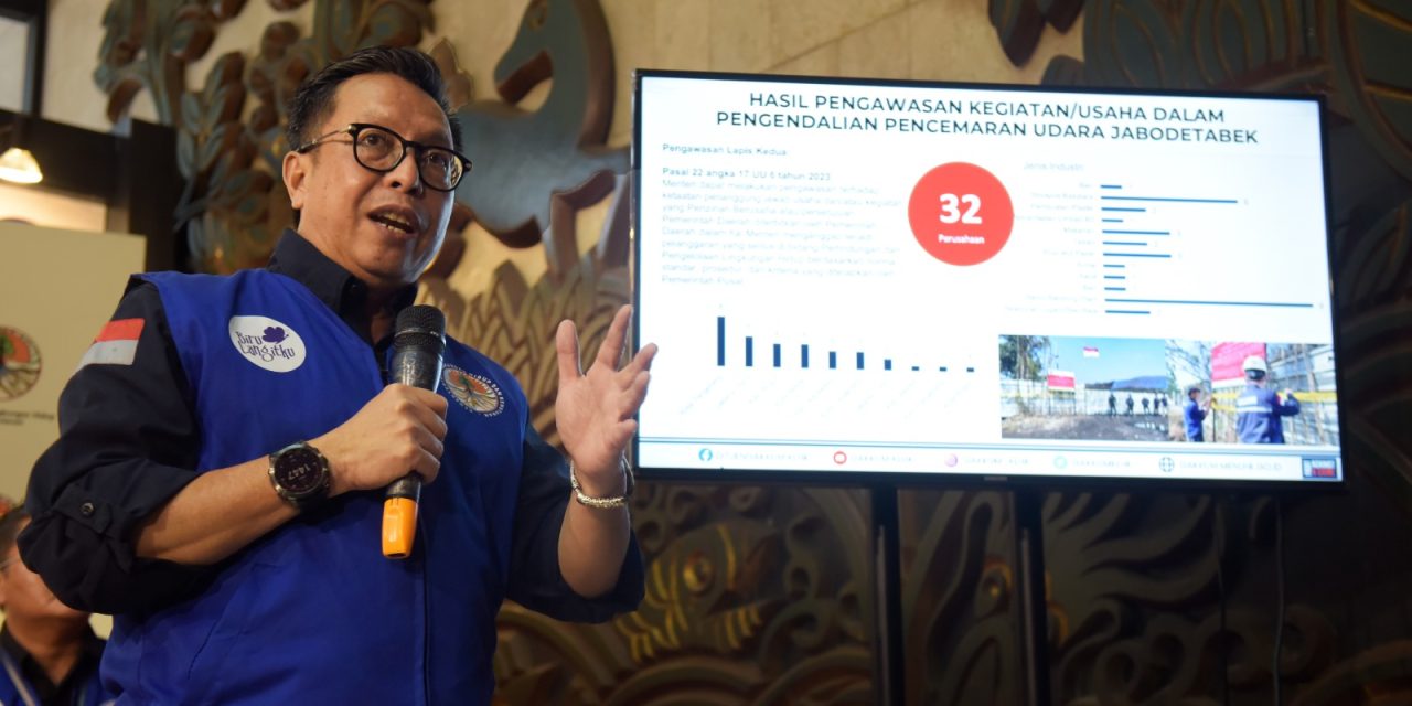 Satgas KLHK Terapkan Sanksi Hukum Berlapis Untuk Pencemaran Udara