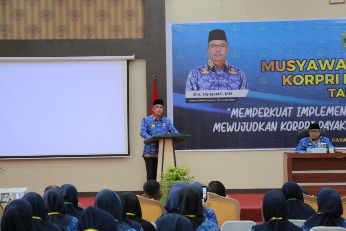 Terpilih Kembali, Rida Ananda Pimpin DP Korpri Kota Payakumbuh 2023-2028