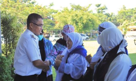 Pj. Wali Kota Payakumbuh Sambut Jamaah haji kloter 17