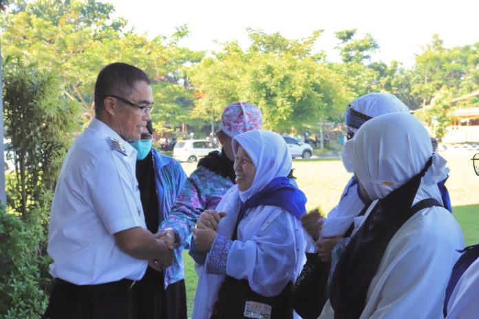 Pj. Wali Kota Payakumbuh Sambut Jamaah haji kloter 17