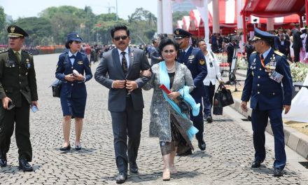 Menteri ATR/Kepala BPN Hadiri Upacara Peringatan HUT ke-78 TNI