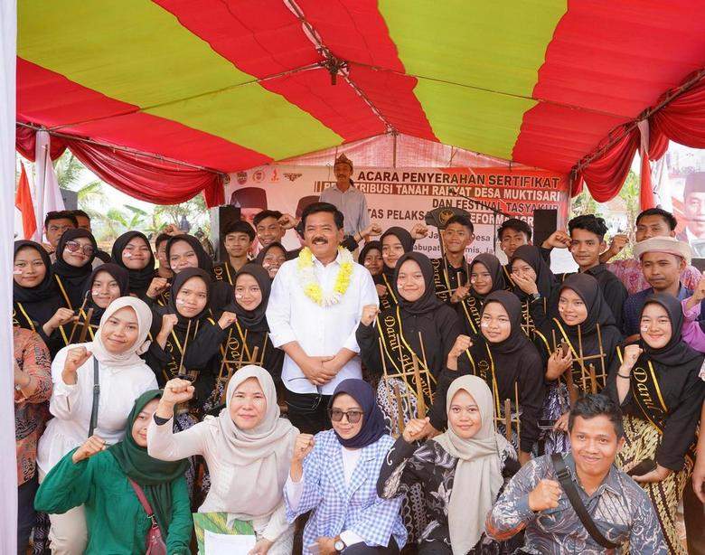 Menteri ATR/Kepala BPN Hadiri Festival Tasyakur Atas Pelaksanaan Reforma Agraria