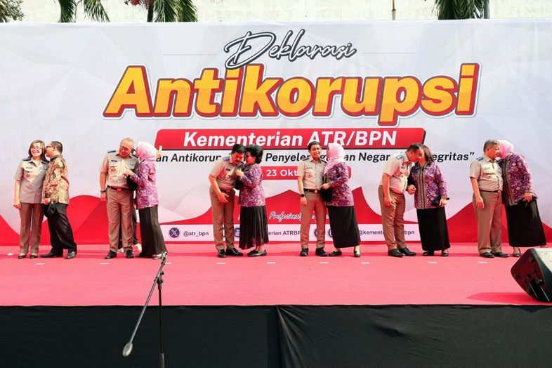 41.625 Pegawai Kementerian ATR/BPN Gelorakan Deklarasi Antikorupsi
