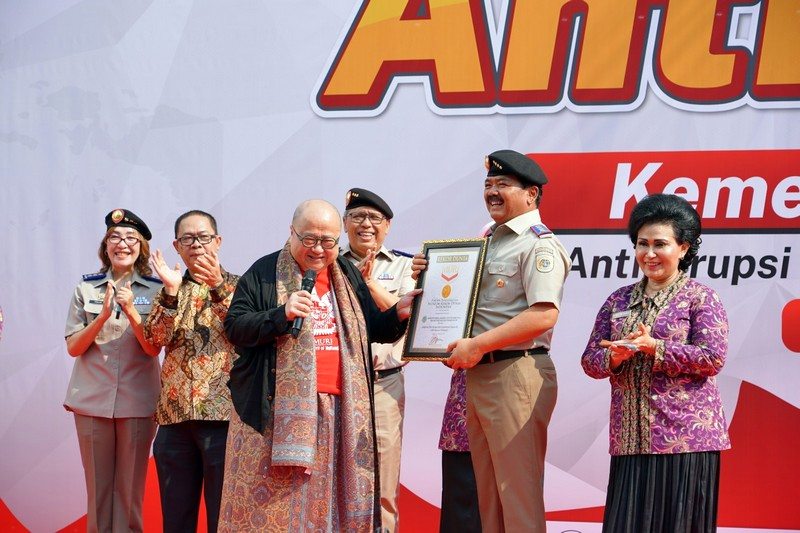 Diikuti oleh 41.625 Pegawai, Deklarasi Antikorupsi Kementerian ATR/BPN Pecahkan Rekor MURI