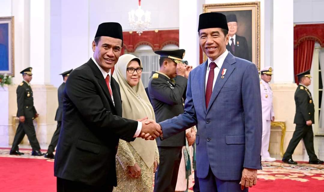 Presiden Jokowi Lantik Andi Amran Sulaiman sebagai Menteri Pertanian