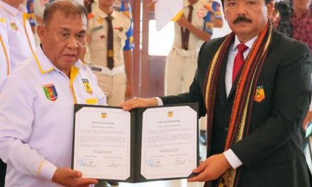 Lantik Pengprov FORKI Lampung, Menteri ATR/Kepala BPN Berharap Karateka Lampung Raih Juara PON