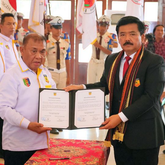 Lantik Pengprov FORKI Lampung, Menteri ATR/Kepala BPN Berharap Karateka Lampung Raih Juara PON