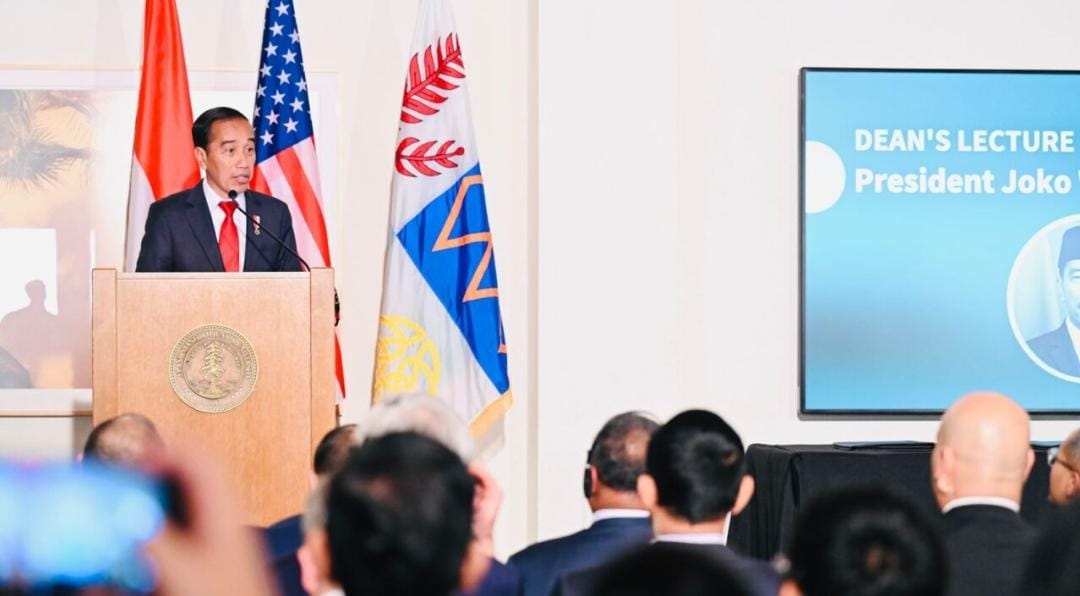 Sampaikan Kuliah Umum di Stanford University, Presiden Bahas Upaya Wujudkan Transisi Energi