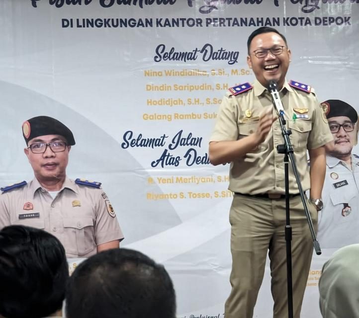 Konstelasi Politik Kian Panas Jelang Pilpres, Indra Gunawan Minta ASN di BPN Kota Depok Jaga Netralitas