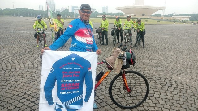 AMU MANTAN WARTAWAN JAWA POS GOWES SBY-JKT, TUNTUT TUNJANGAN DANA HARI TUA PARA EKS AWAK MEDIA