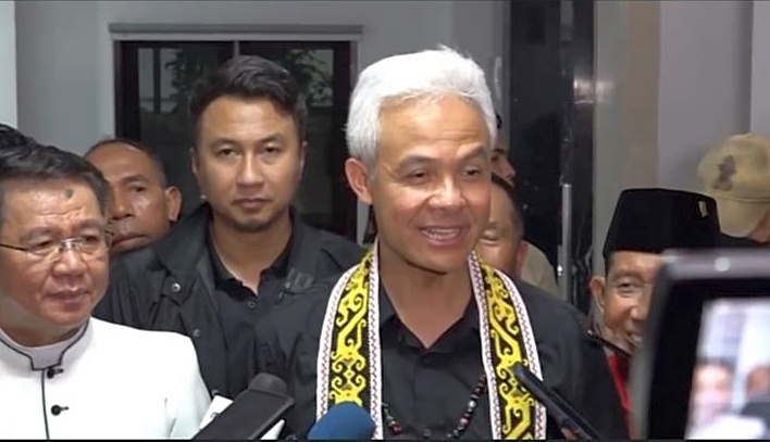 Safari di Kalimantan, Ganjar Tegaskan Pembangunan IKN Bakal Dilanjutkan