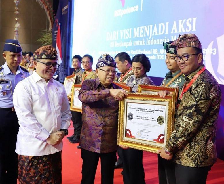 Enam Satker Kementerian ATR/BPN Raih Predikat WBK