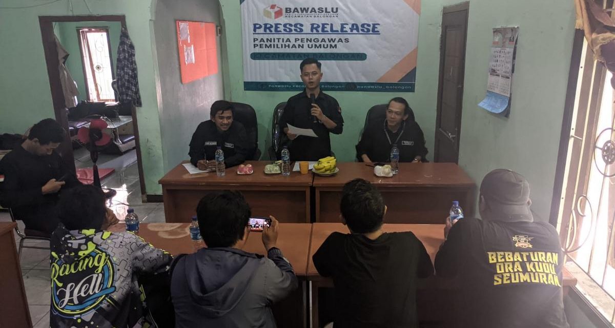 Panwaslu Kecamatan Balongan Gelar Pengawasan Masa Kampanye Pemilu 2024