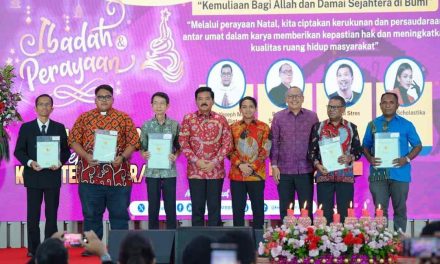 Kementerian ATR/BPN Gelar Ibadah dan Puncak Perayaan Natal Tahun 2023