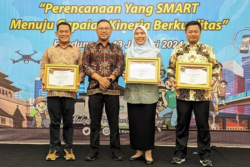 BPN Kota Depok Raih 3 Penghargaan, PTSL 2024 Ditargetkan 5000 Bidang