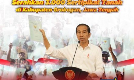 Presiden RI bersama Kementerian ATR/BPN akan menyerahkan 3.000 sertipikat tanah di Jawa Tengah