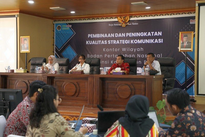 Biro Humas Lakukan Pembinaan Kehumasan dan Strategi Komunikasi di Kanwil BPN Provinsi Kalimantan Barat
