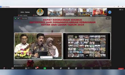 Rakor Bersama Kemenko Polhukam: Upaya Antisipasi dan Penanggulangan Karhutla