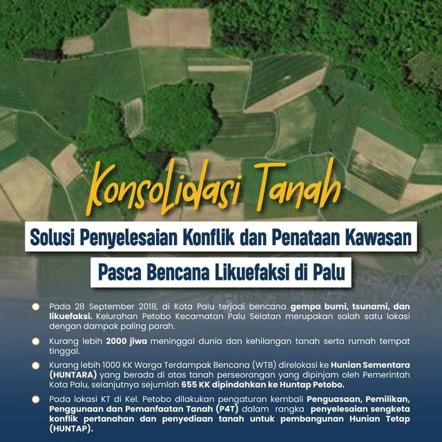 Konsolidasi Tanah akibat Bencana Alam Likuefaksi di Palu