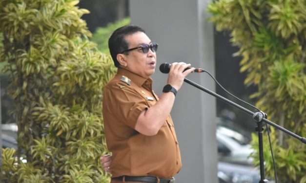 Jelang Hari H Pemilu, Pj Wako Jasman Pimpin Apel Siaga Bersama Pemilu 2024