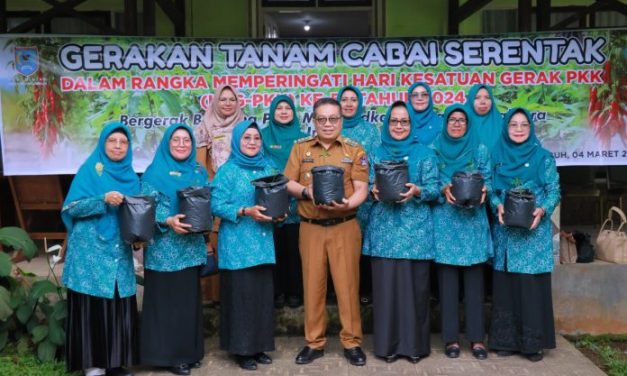PJ Wali Kota Jasman Saat Tanam Cabai Serentak: cabai merupakan salah satu komoditi penyumbang inflasi