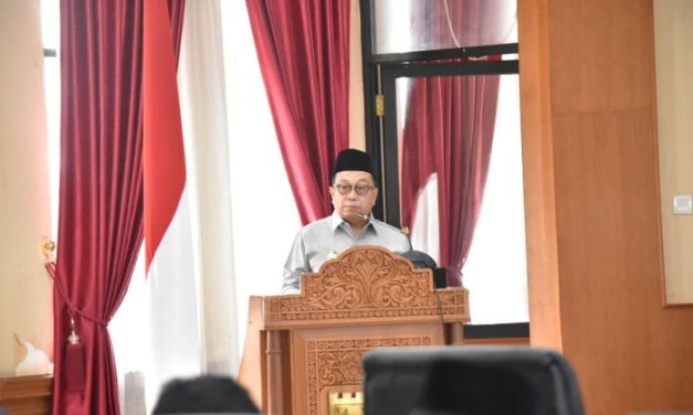 Pj. Wali Kota Menyampaikan Nota Pengantar LKPJ Wali Kota Payakumbuh tahun 2023