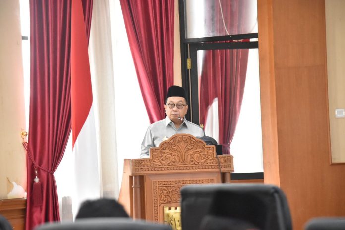 Pj. Wali Kota Menyampaikan Nota Pengantar LKPJ Wali Kota Payakumbuh tahun 2023