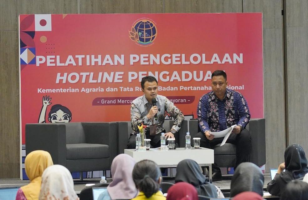 Biro Humas Kementerian ATR/BPN Gelar Pelatihan Pengelolaan Pengaduan kepada Admin Kantah se-Indonesia