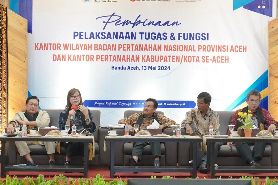Pastikan Target Prioritas Tercapai, Kementerian ATR/BPN Beri Pembinaan ke Satker Kanwil BPN Provinsi Aceh